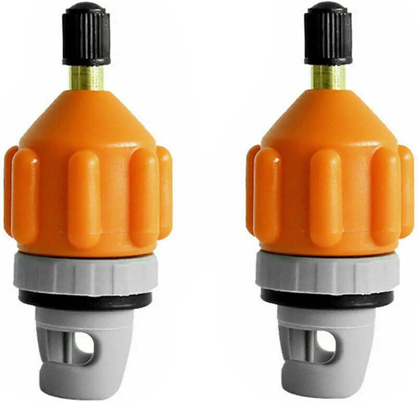 2Pcs Inflatable Boat SUP Pump Adapter Rowing Boat Air Valve Adapter, Air Valve Tire Paddle Board Adapters for Kayak SUP Board