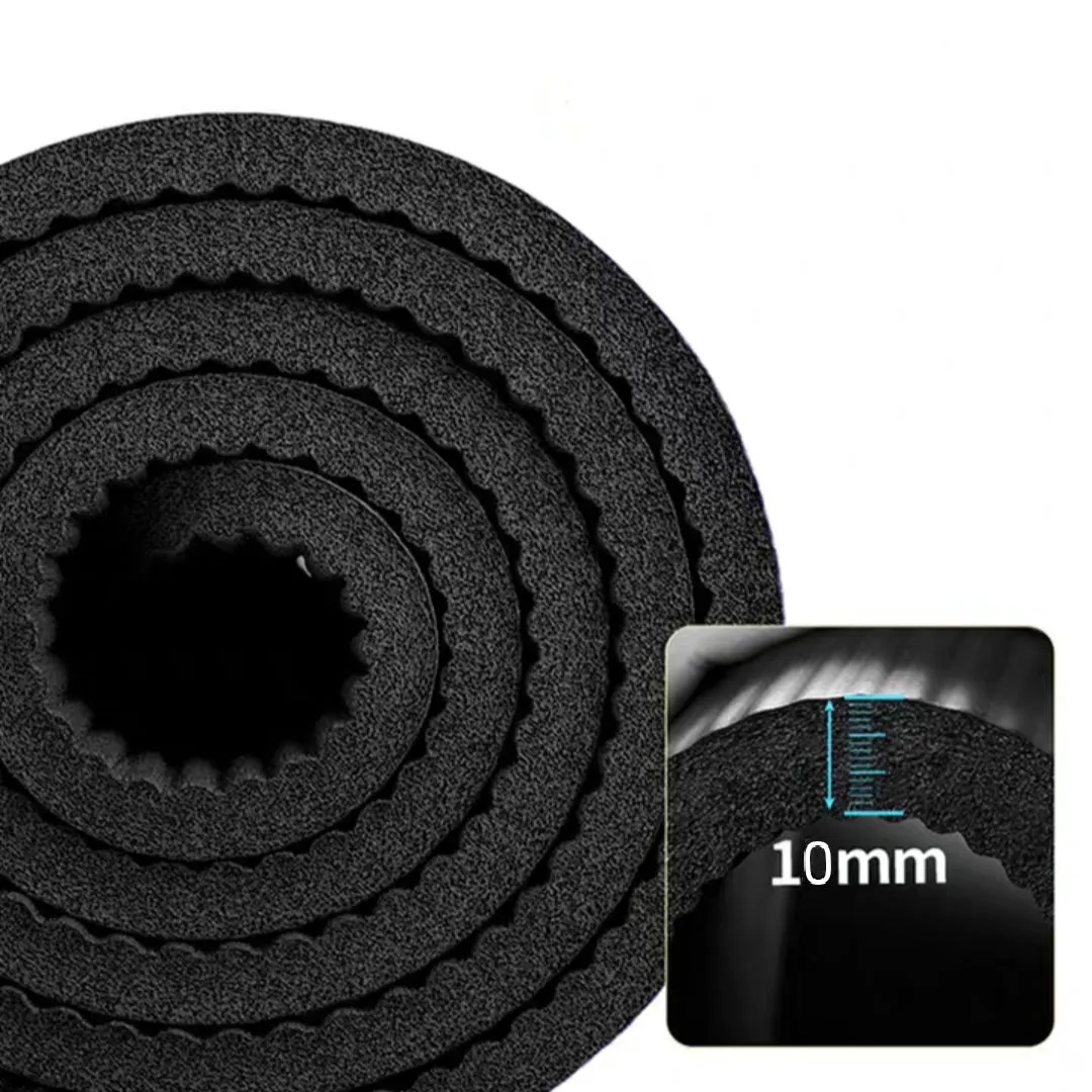 AMB Sports Commercial Pro Series Yoga Mat 10mm Thickness for High Traffic Use with Weights