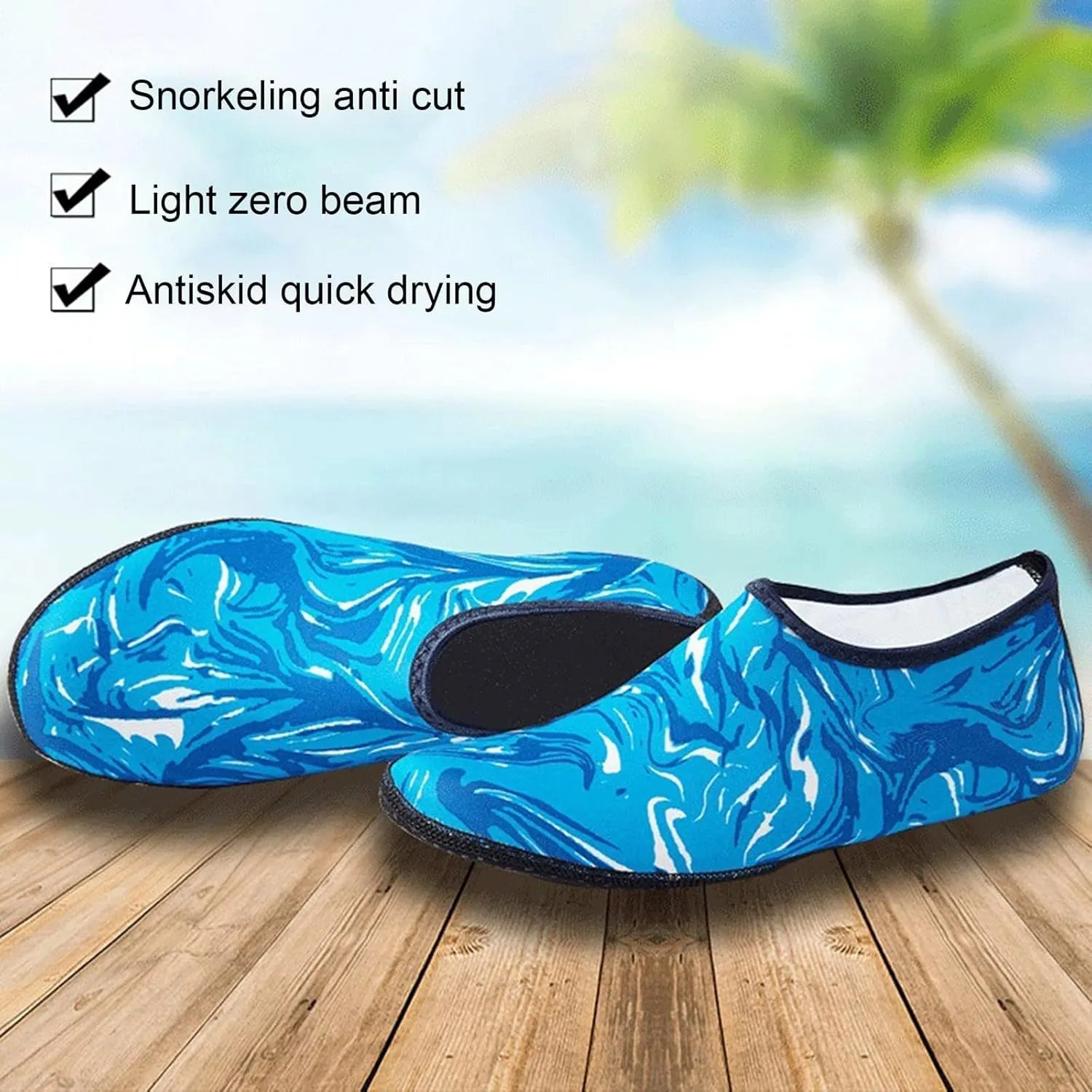 Barefoot Water Shoes Quick Dry Aqua Socks for Women Men Beach Swim Pool Surf Hiking Kayaking Yoga Outdoor Sports Activities