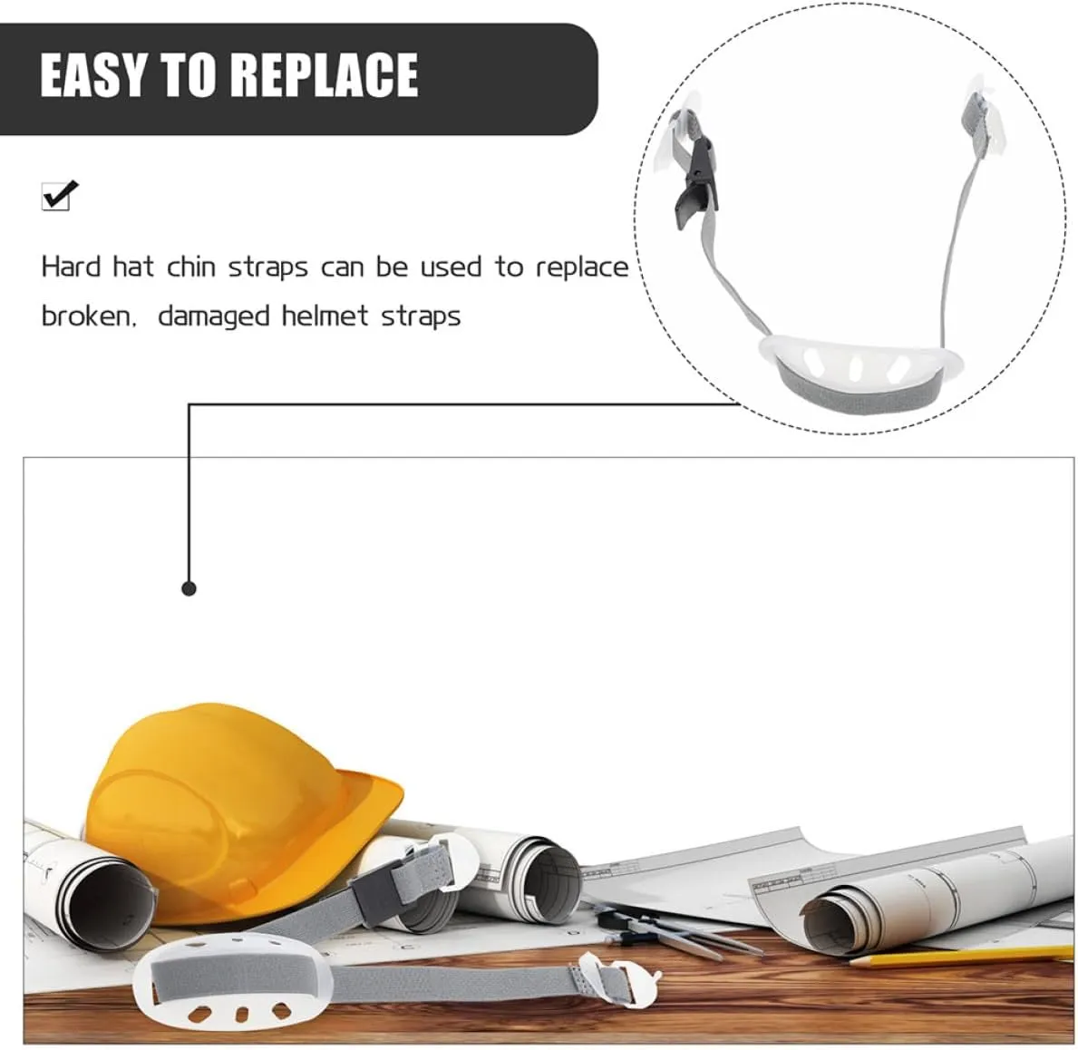 BESPORTBLE 4 Pcs Chin Strap Softball Helmet Hat Helmet Lacrosse Helmet Hard Hat Chin Straps Universal Helmet Chin