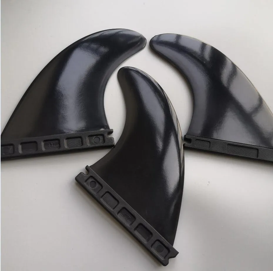 Black Fiber Glass Center SUP Tail Fin