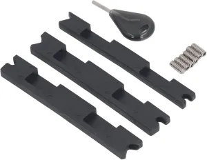 Bnineteenteam Future Fin Box Converter Adapter, 3pcs Lightweight Portable Professional Plastic Surfboard Fin Plug Conversion Kit with Fin Key Screws