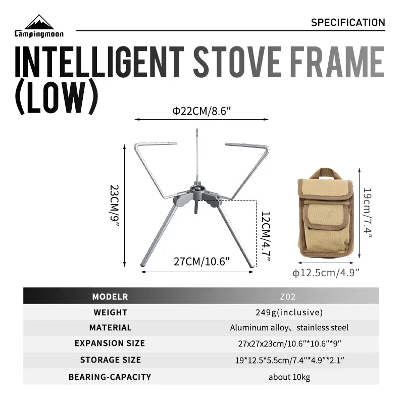 CampingMoon Stove Stand Z02 Low