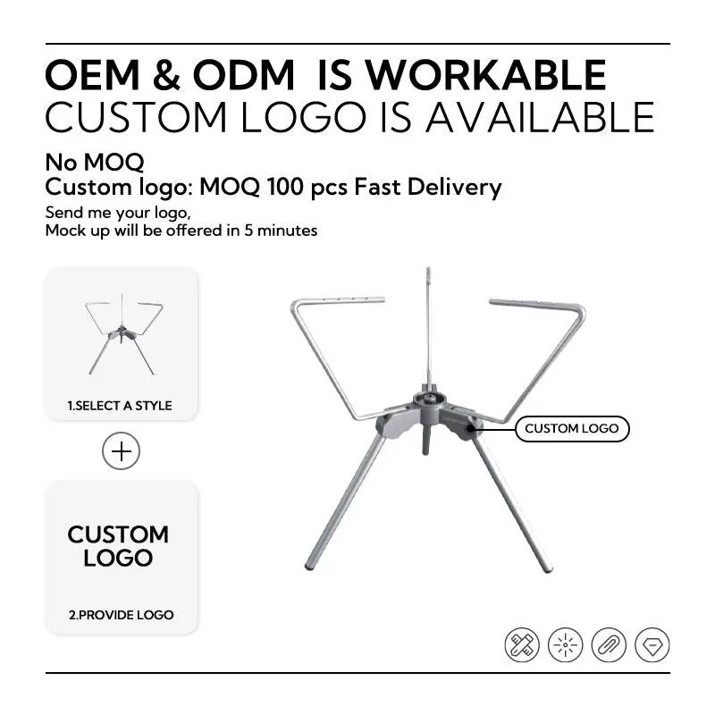 CampingMoon Stove Stand Z02 Low