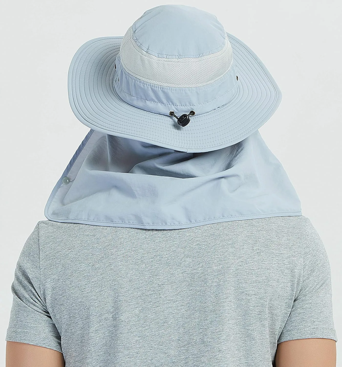 DDYOUTDOOR 07-281 Fashion Summer Outdoor Sun Protection Fishing Cap Neck Face Flap Hat Wide Brim