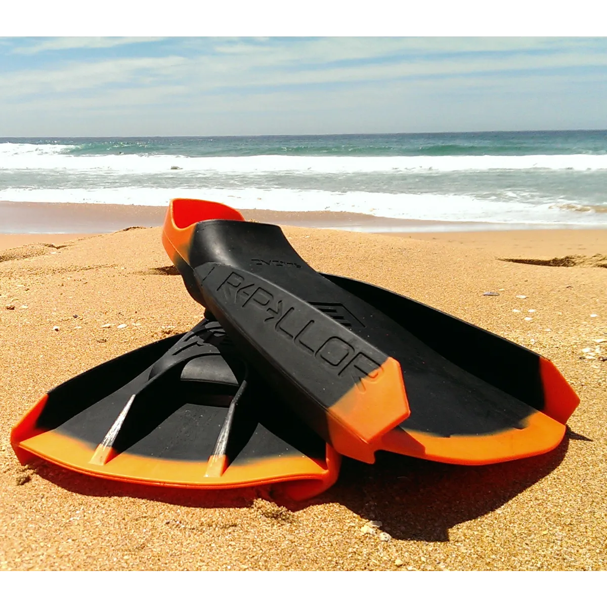 Dmc Repellor Swim Fins M-Black/Orange (Size8-9)