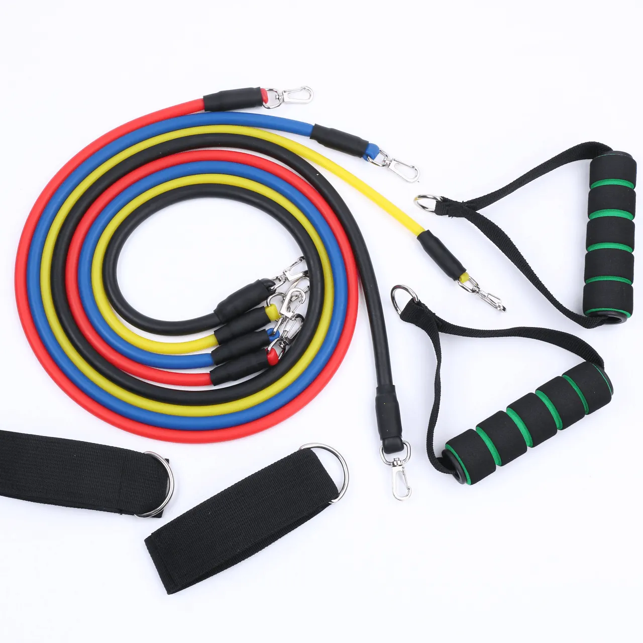 FlexReal 11pcs Set Resistance Band | Full Body Fitness Exercise Band