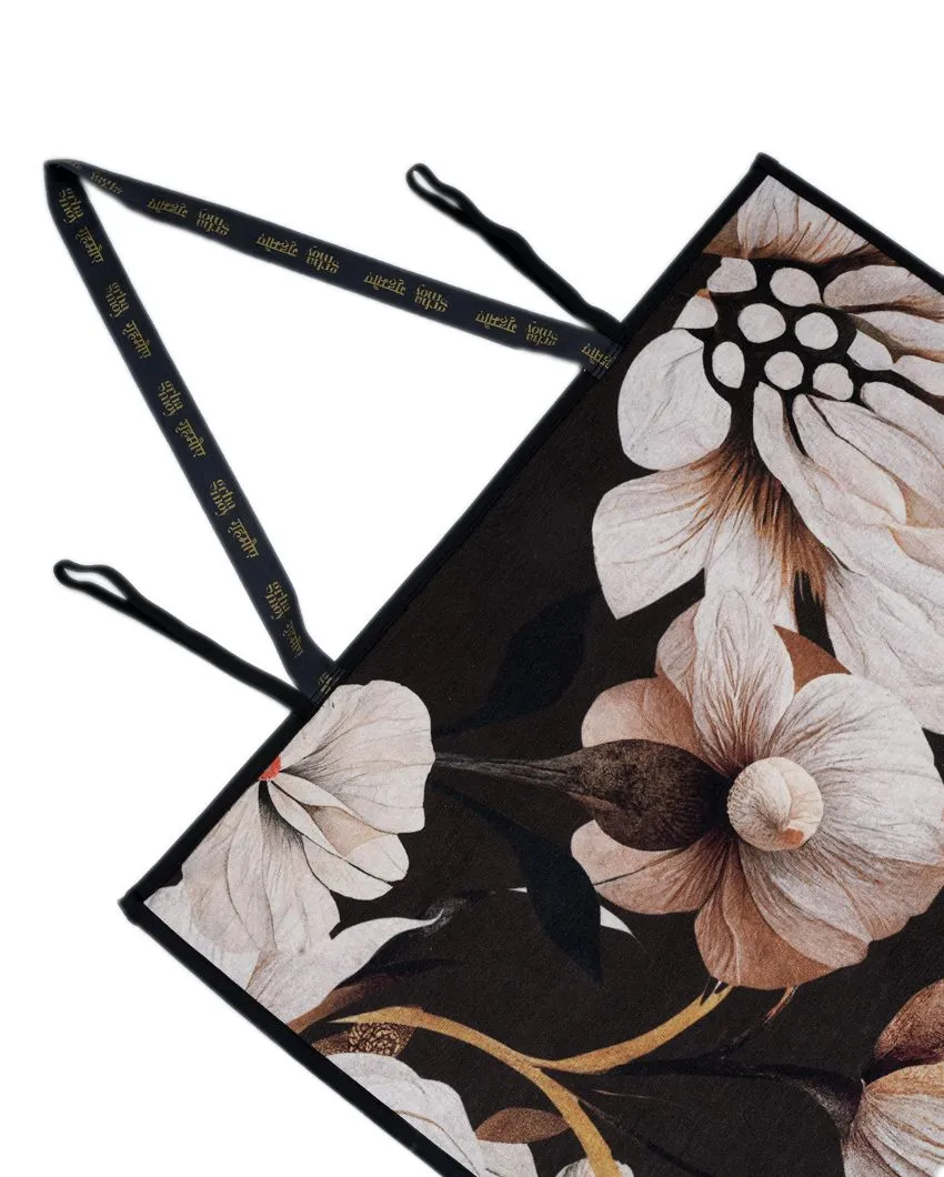 Floral Print Non Slip Polyester Yoga Mat | 70 x 23 inches