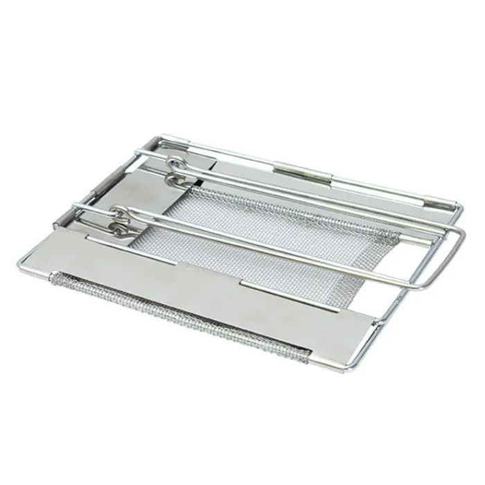Folding Gauze Toaster - Stainless Steel
