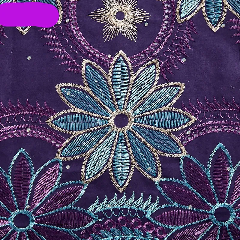 High Quality Ankara Cotton Lace Fabric White