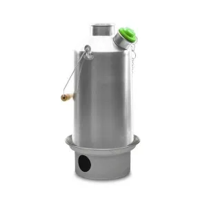 Kelly Kettle Base Camp 1.6 ltr (Stainless Steel)   Whistle