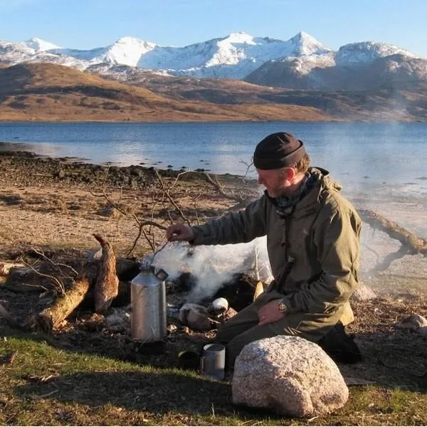 Kelly Kettle Base Camp 1.6 ltr (Stainless Steel)   Whistle
