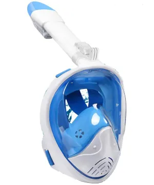 L-XL blue Anti-Fogging Anti-Leak Full Face Snorkel Mask For Adults, L-XL AZ21897