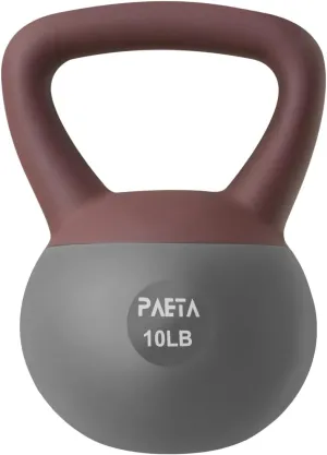 PAETA Soft Kettlebell for Home Fitness  Anti-Slip Grip & Wide Handle Design,Soft Kettlebell set, Gentle Floor-Friendly Impact  10lbs, 15lbs, 20lbs, for Home Functional Training