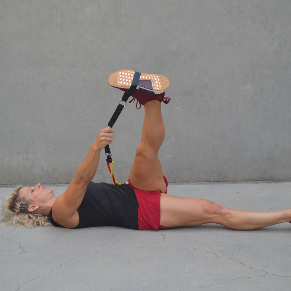 RESISTANCE BAND SYSTEM | (2) Handles, (2) Foot Straps, (2) Long Loop Straps, (6) Resistance Bands & Mesh Bag