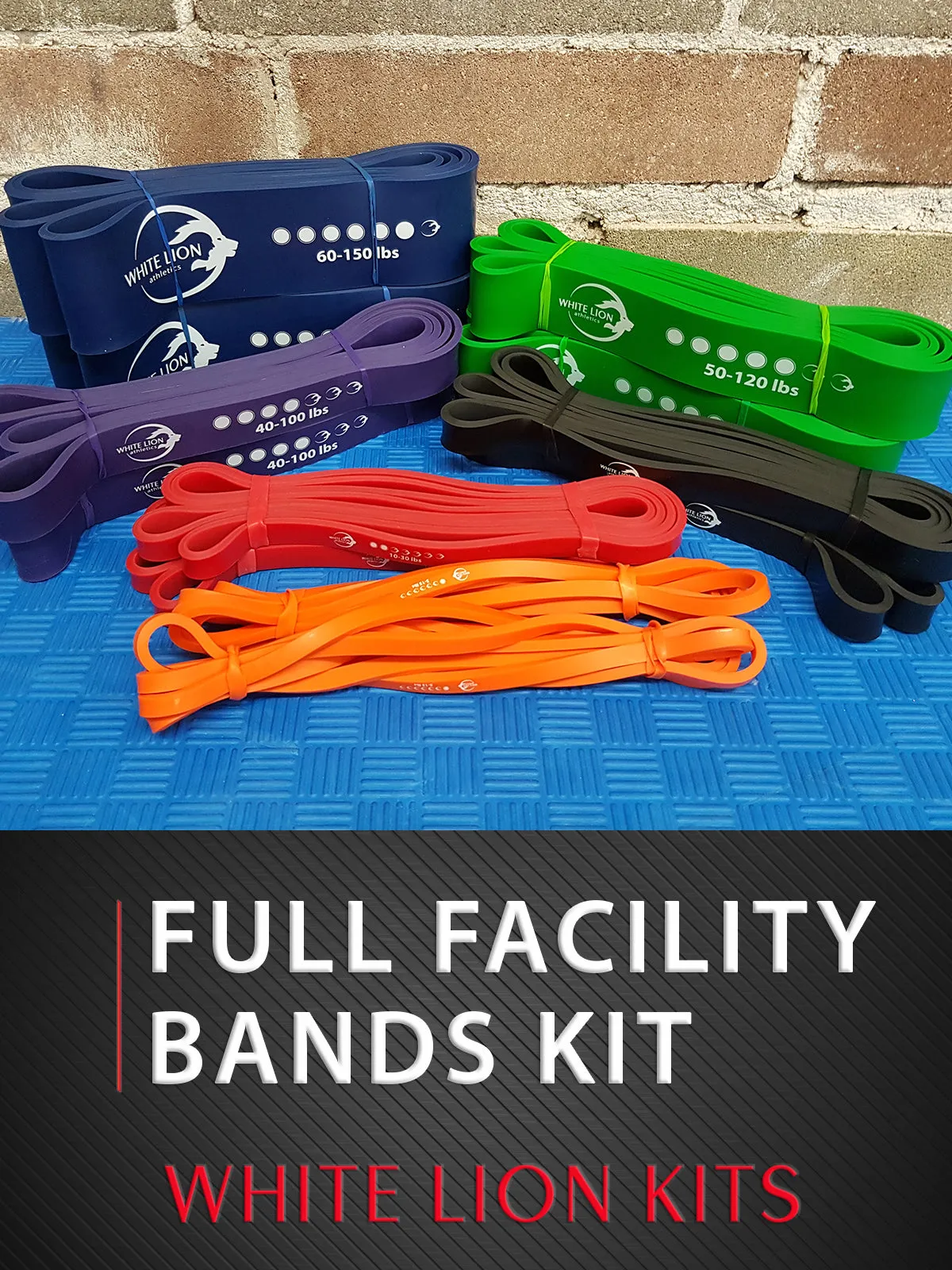 Resistance Bands Kit - Full Facility| 12 Resistance Band Package