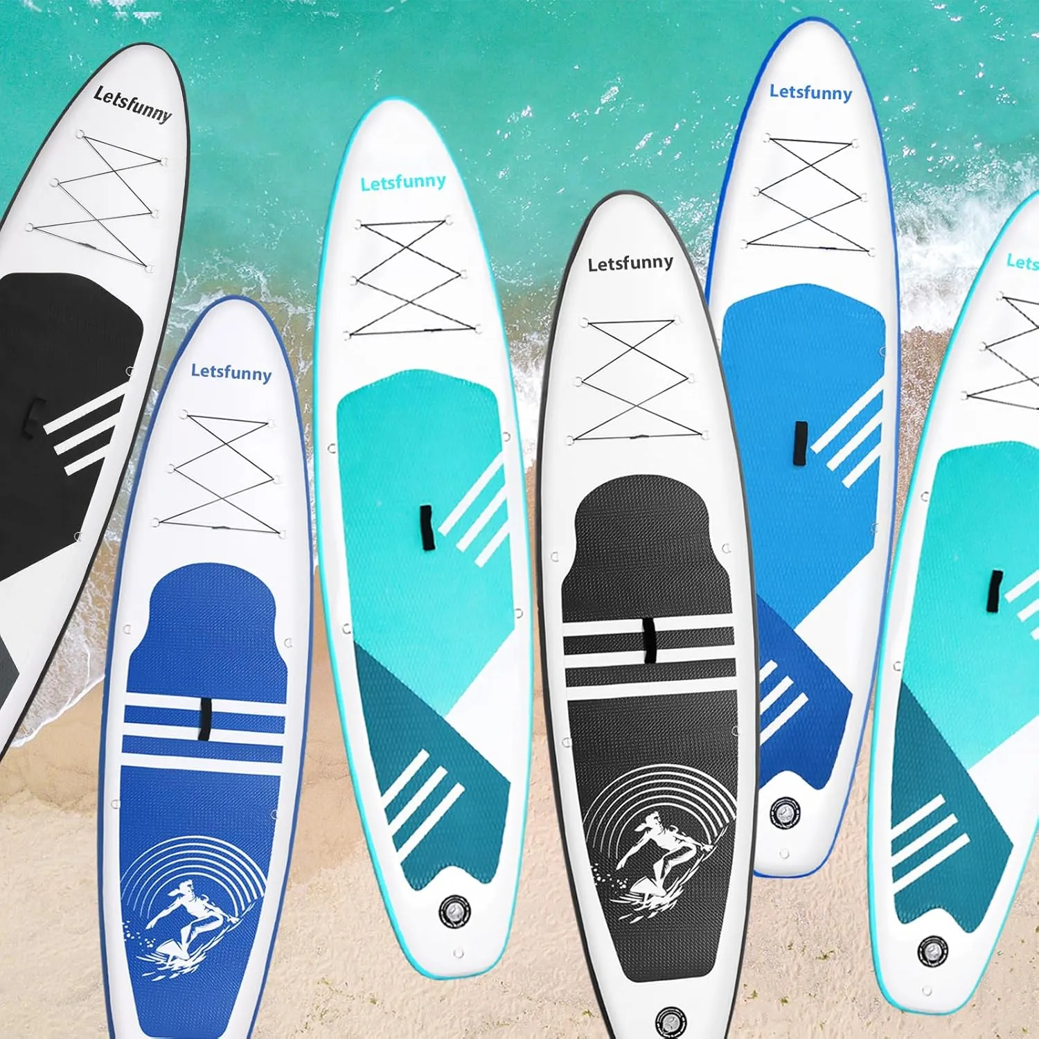 Stand Up Paddle Board, 10' Inflatable Paddleboard with Bag & Sup Accessories, Non-Slip Comfort Deck for Adults & Youth