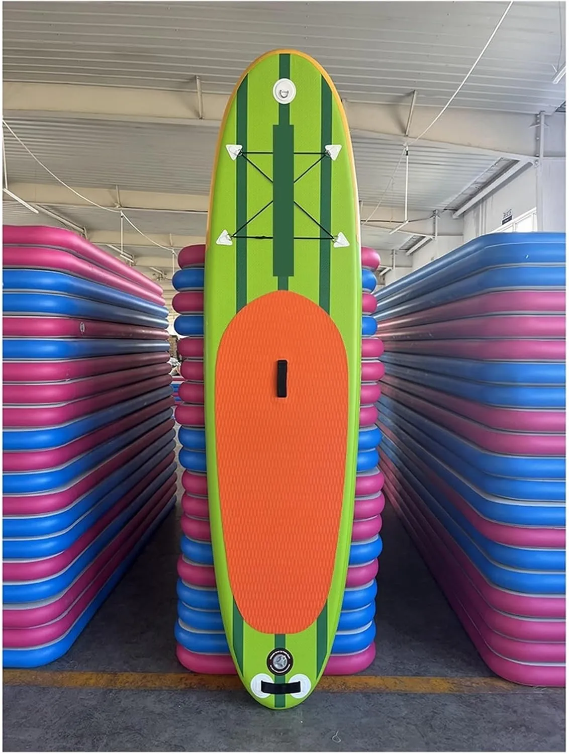 Surfboard Inflatable Stand Up Surfboard SUP Paddle Board Ultralight Paddle Board with Accessories Fins Adjustable Surf Board Outdoor Recreation
