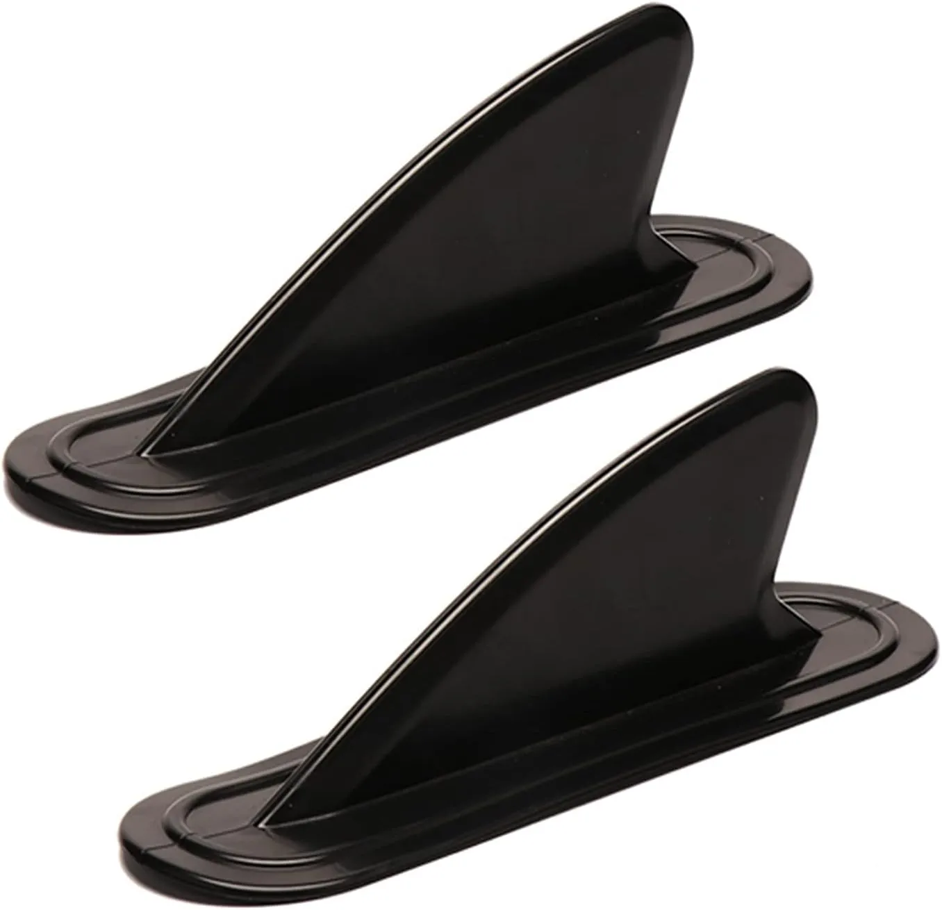 Surfing Fins 2Pcs Black PVC Surfboard Side Fins Surf Fin for Inflatable Paddle Board Surf Water Wave Fin SUP Accessory