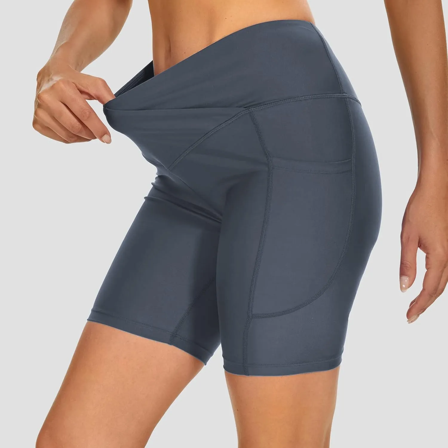 Swim Shorts Women High Waisted Tummy Control Board Shorts Bathing Suit Shorts Swimsuit Bottoms 7"/9" Inseam