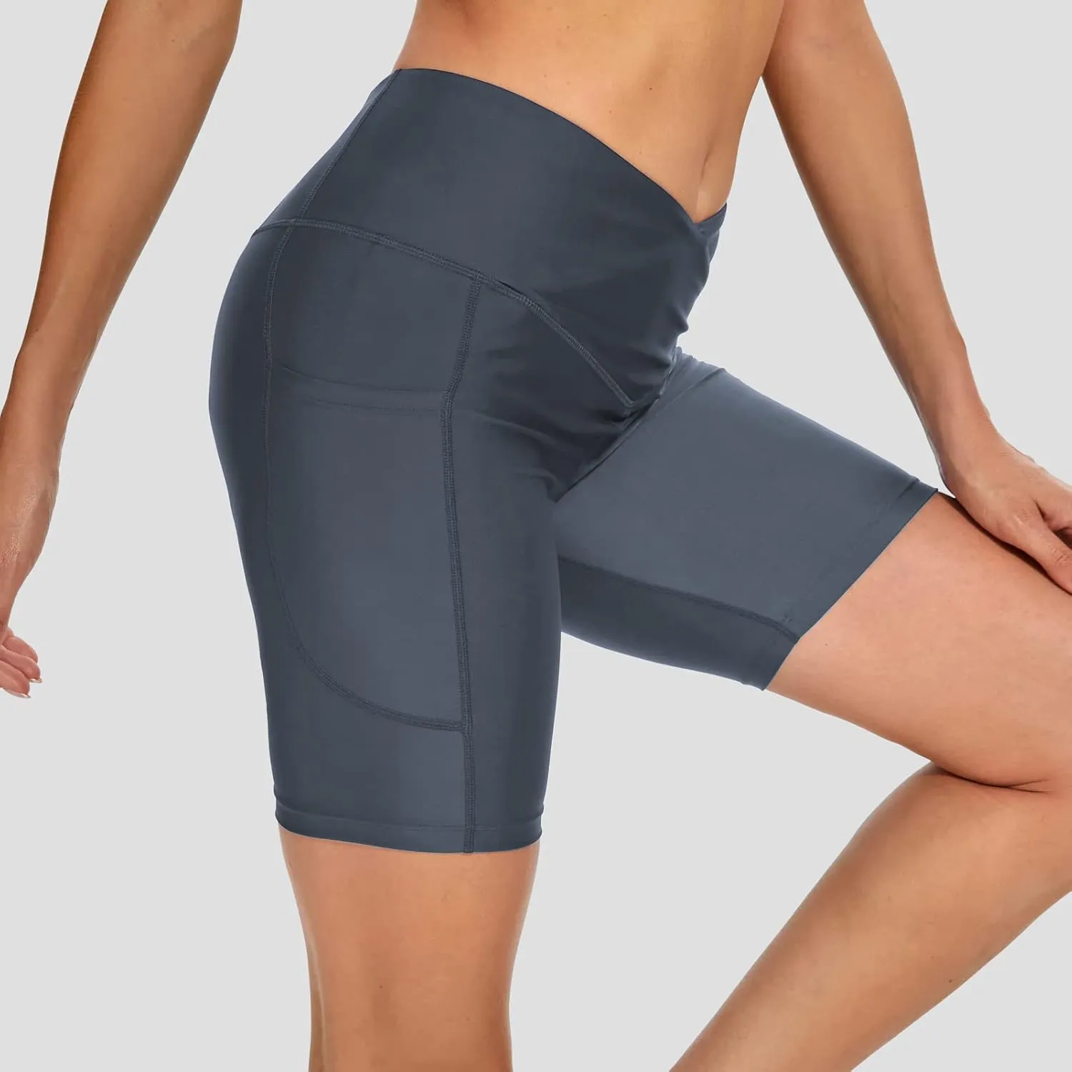 Swim Shorts Women High Waisted Tummy Control Board Shorts Bathing Suit Shorts Swimsuit Bottoms 7"/9" Inseam