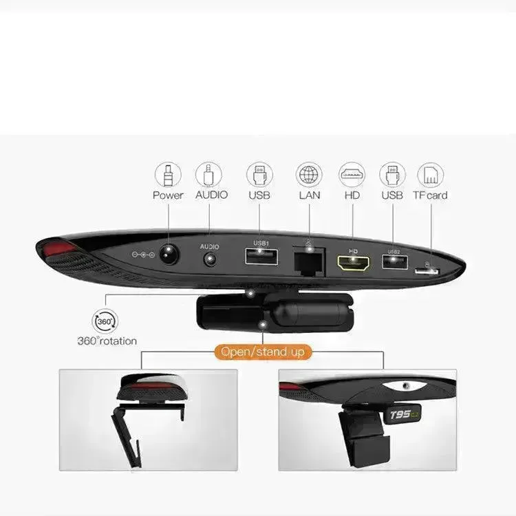 T95c1 TV Box Android 9.0 4GB RAM 128GB 64GB ROM Rk3368 Octa Core Set Top Box 5g Dual WiFi 4K Smart Media Player