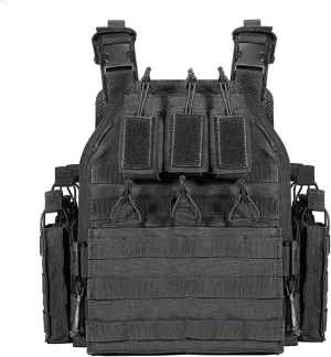 Tactical Vest Quick Release Airsoft Vest for Man Outdoor Adjustable Breathable Vest