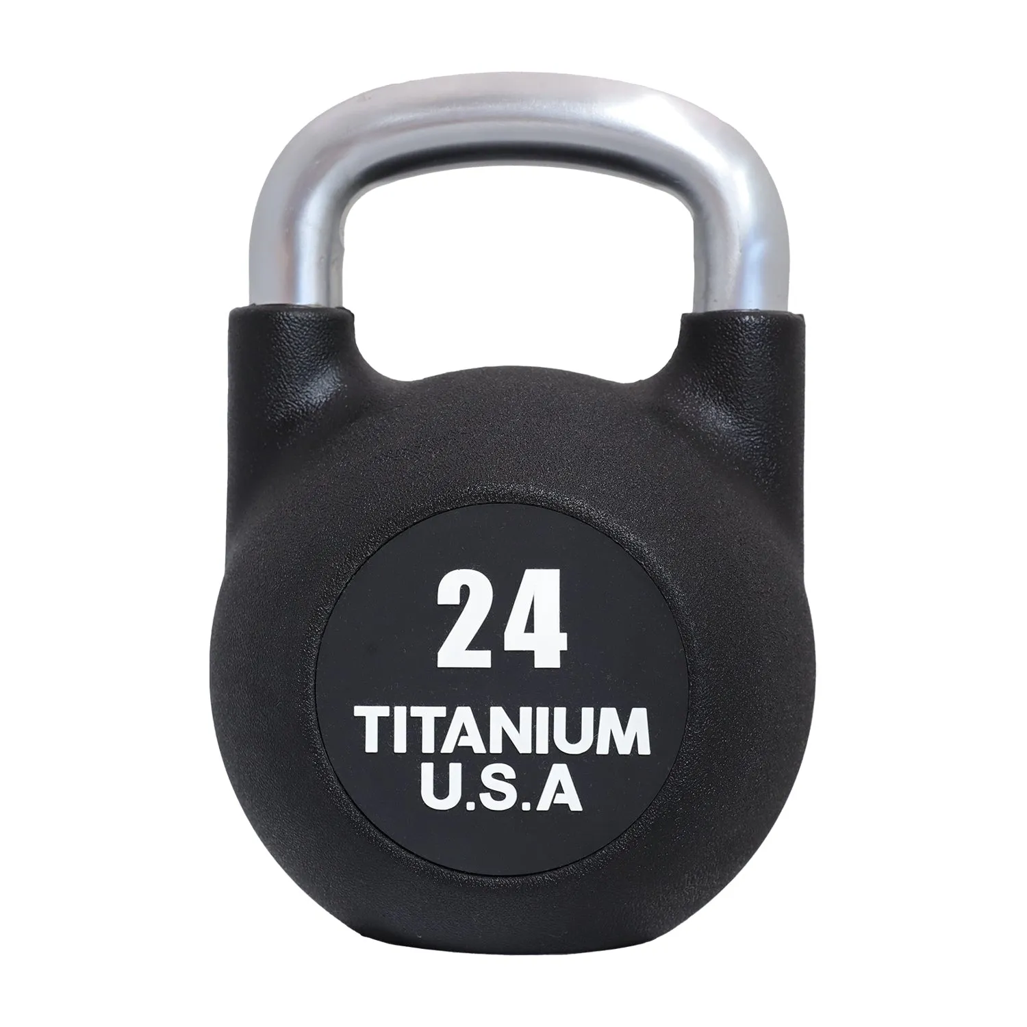 TITANIUM USA 4-24KG URETHANE COATED COMPETITION KETTLEBELL PACKAGE