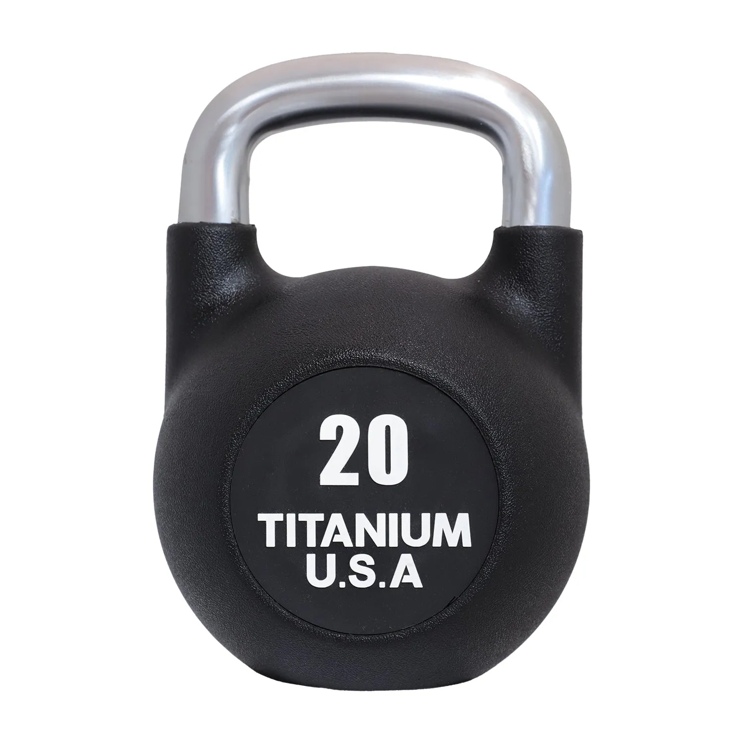 TITANIUM USA 4-24KG URETHANE COATED COMPETITION KETTLEBELL PACKAGE
