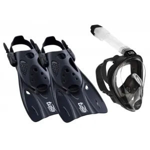 TUSA Black Series Travel Full Face Set