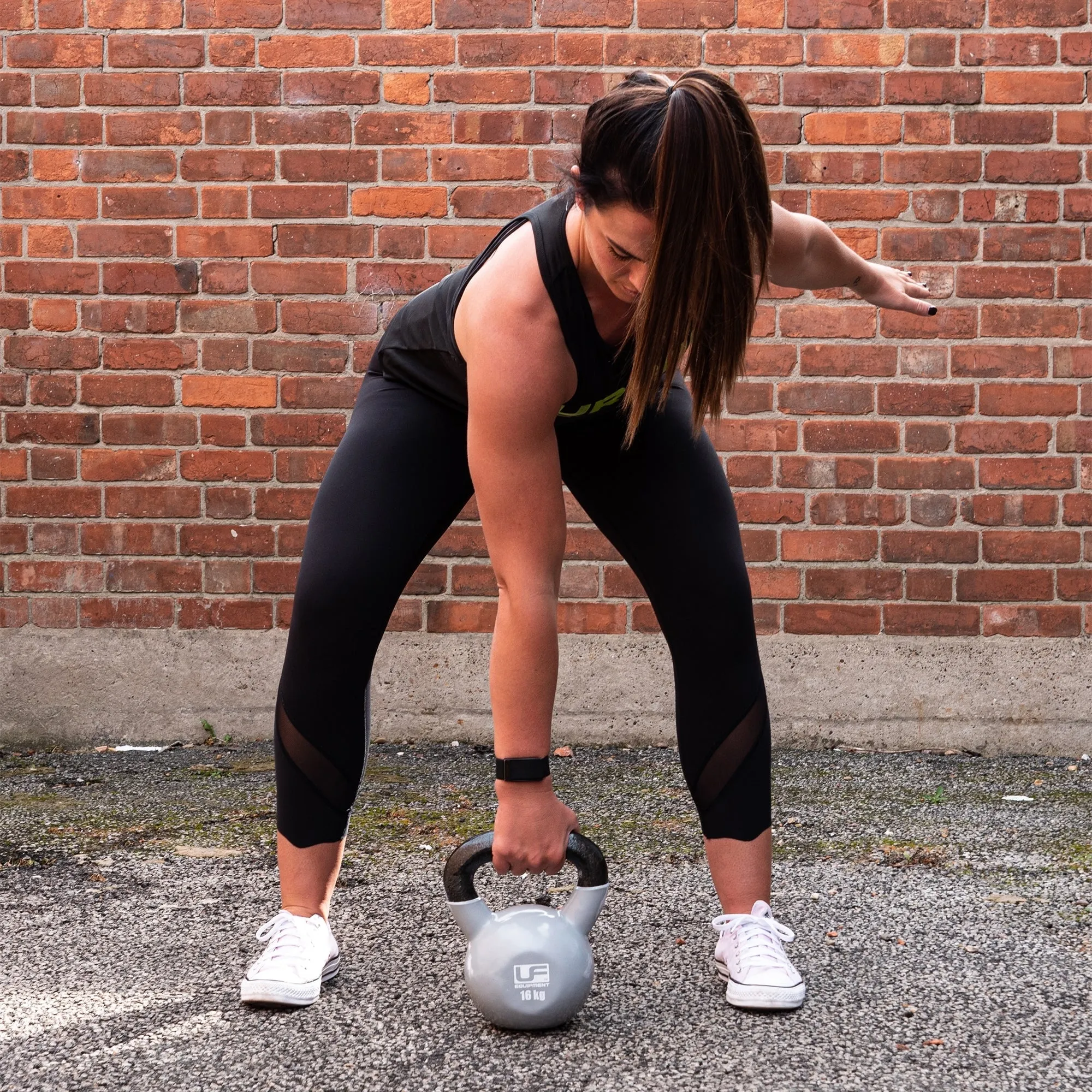 Vinyl Coated Cast Iron Kettlebell - 16KG