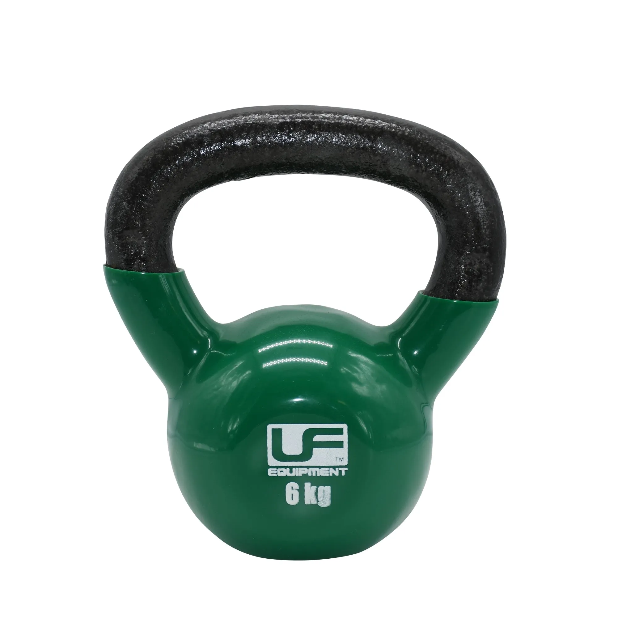 Vinyl Coated Cast Iron Kettlebell - 6KG