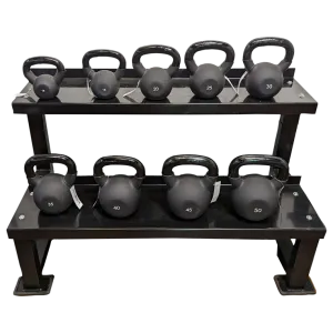 Warrior Neoprene Coated Black Kettlebells & Packages