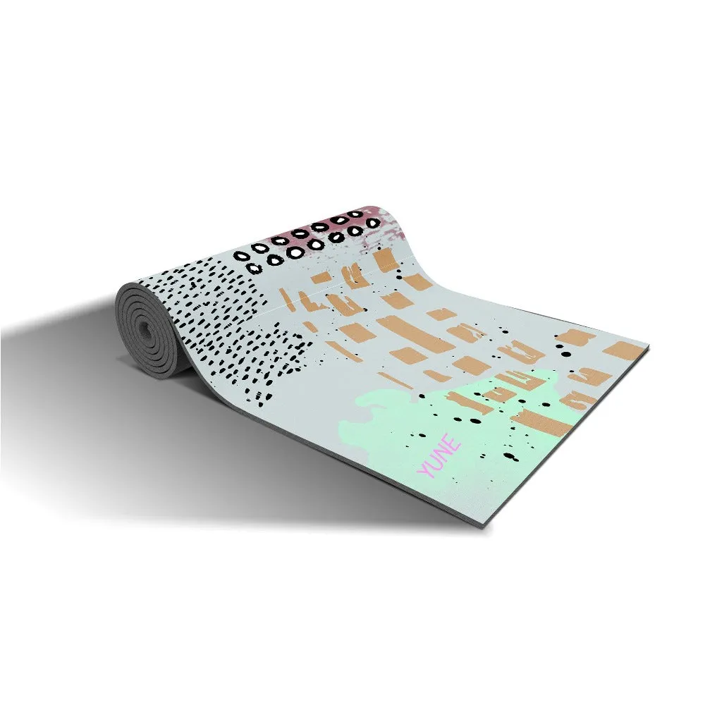 Yoga Mat | 6mm Thick | Multicolor | Non-Slip | Eco Friendly | Yune Yoga | Hemlock