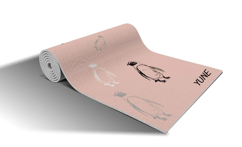 Yoga Mat | 6mm Thick | PInk | Non-Slip | Eco Friendly | Yune Yoga | Andesite