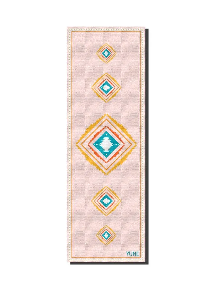 Yoga Mat | 6mm Thick | Pink | Non-Slip | Eco Friendly | Yune Yoga | Stella