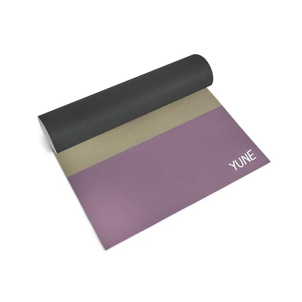 Yoga Mat | 6mm Thick | Striped | Non-Slip | Eco Friendly | Yune Yoga | Biarritz