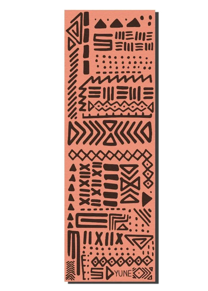 Yoga Mat | 6mm Thick | Tan | Non-Slip | Eco Friendly | Yune Yoga | Obelisk