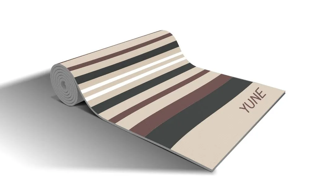Yoga Mat | 6mm Thick | Tan | Non-Slip | Eco Friendly | Yune Yoga | PD46