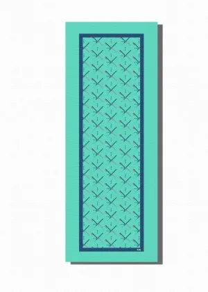 Yoga Mat | 6mm Thick | Turquoise | Non-Slip | Eco Friendly | Yune Yoga | PDX Carpet