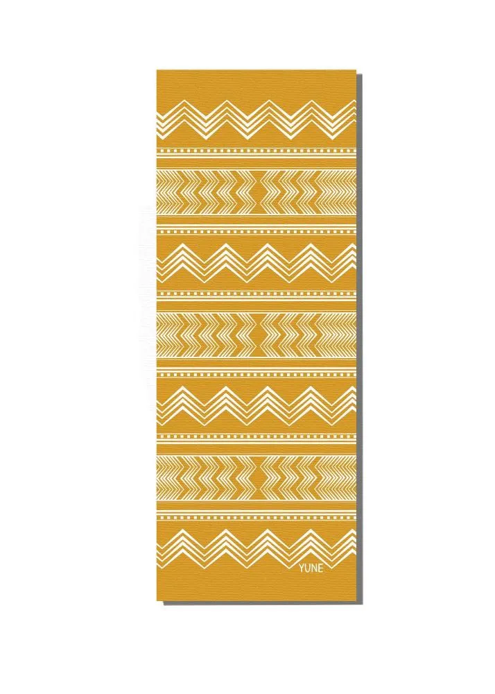 Yoga Mat | 6mm Thick | Yellow | Non-Slip | Eco Friendly | Yune Yoga | Wes