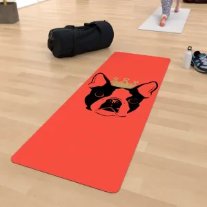 Yoga Mat - French Bulldog Orange